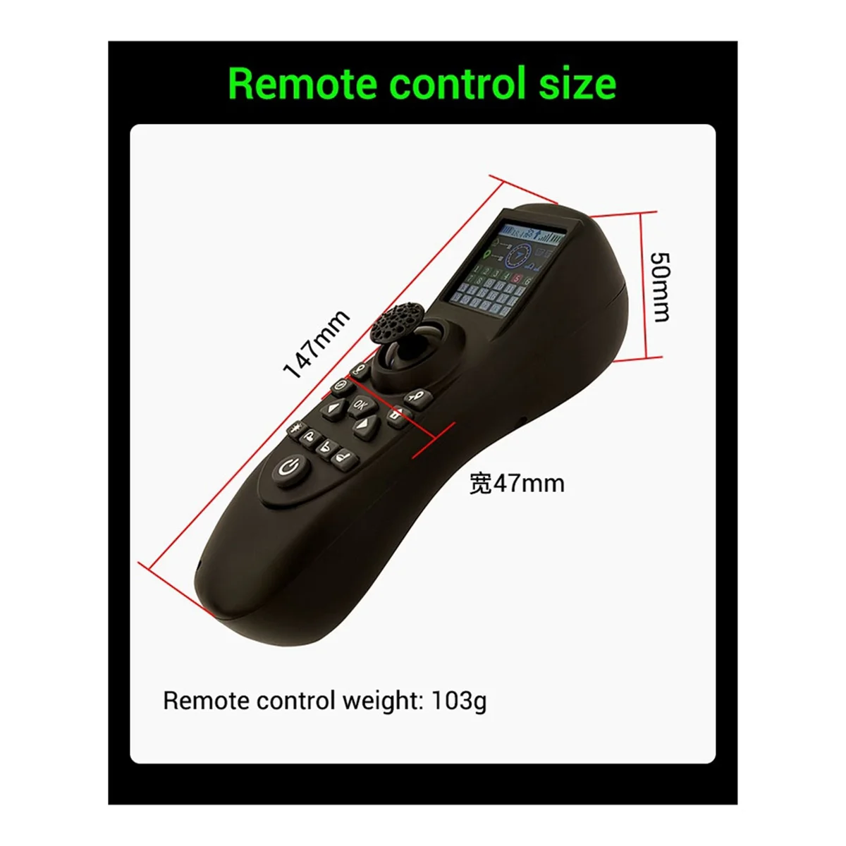 RX40G Wireless Remote Control Kit One-Hand Transmitter 12V 24V 50A Power Receiver GPS One Click Return for RC Tug Boat