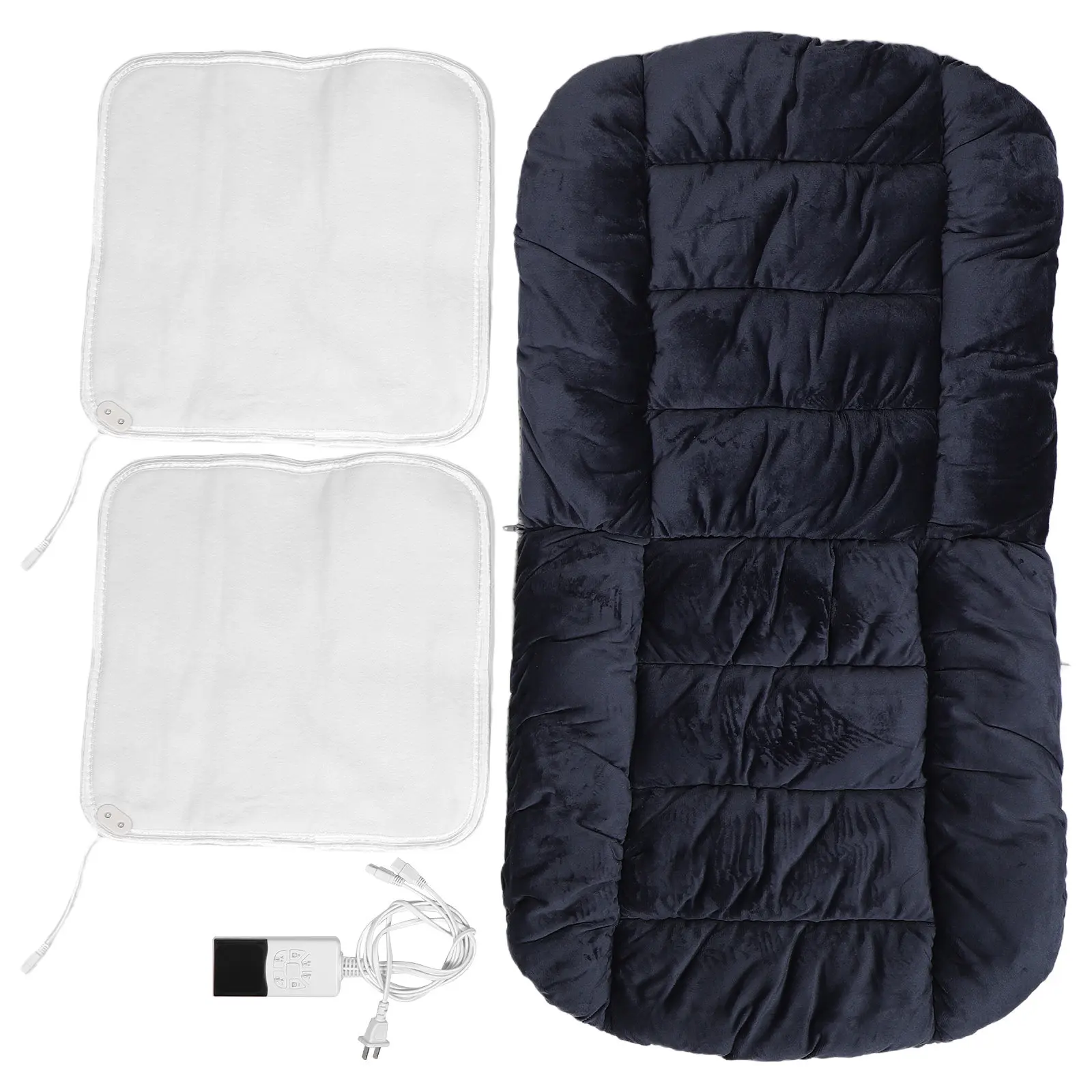 

Heated Seat Cushion 90X45Cm Electric Heating Pad For Office Chair Desk Computer Home Soft Backrest Support Portable Warm