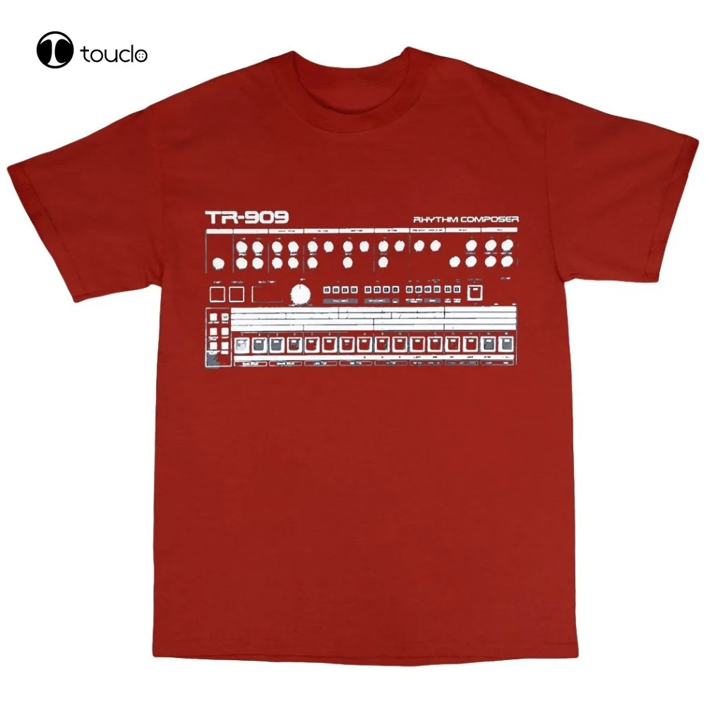 

Tr-909 Inspired T-Shirt 100% Cotton Moog 808 303 Acid House Summer Fashion For Men Hot Sale Clothes Custom T Shirts Online