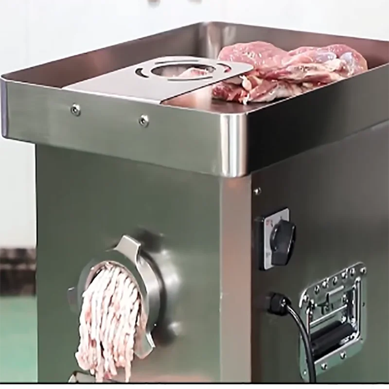 Commercial Vertical Automatic Meat Grinder & Stuffer - Stainless   Steel for Beef/Lamb Mince