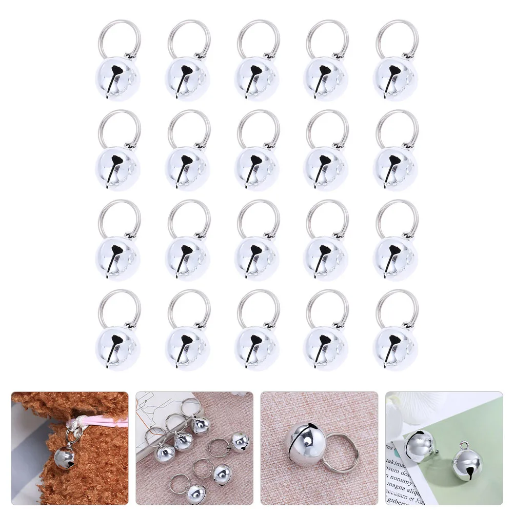 

20pcs Copper For Christmas Decorative Kitten Bells Portable Dog Bells Multi-Function Pet Supply Puppy Accessory Hanging Ornament