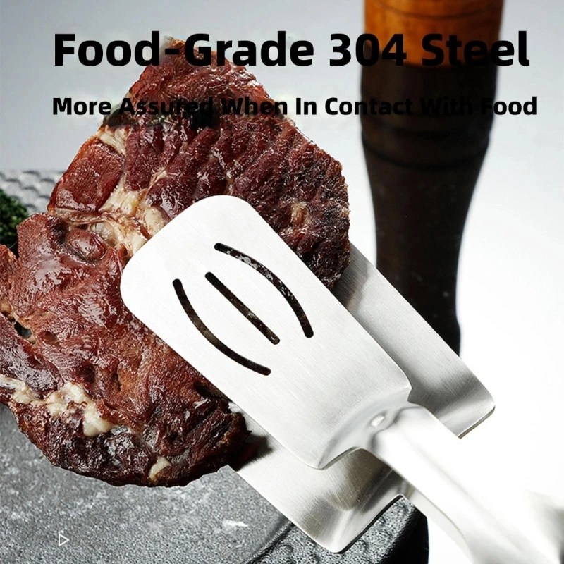 Versatile Barbecue Tongs Produced To Flipping Grip And Serve Steak Fish Easily On Grills Or Stove Grilling Tongs