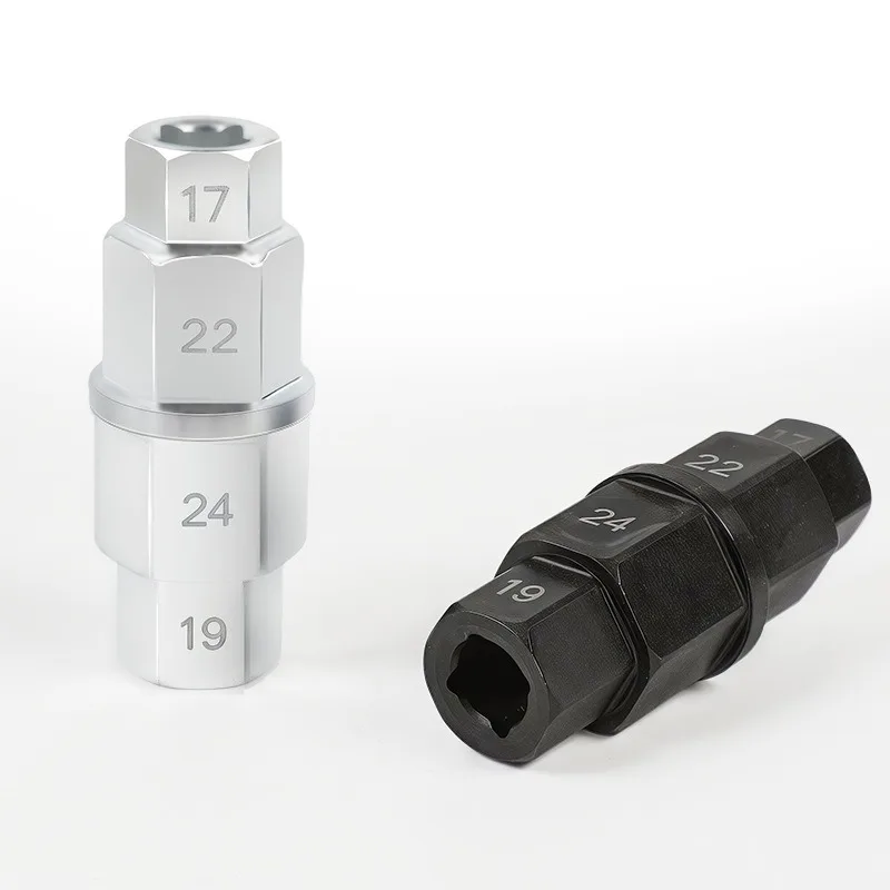 

Профессиональный многофункциональный инструмент 4-в-1 для мотоциклов, 3/8 дюйма, антикоррозийный, универсальный, для шестигранных осей, 17, 19, 22, 24 мм, новый