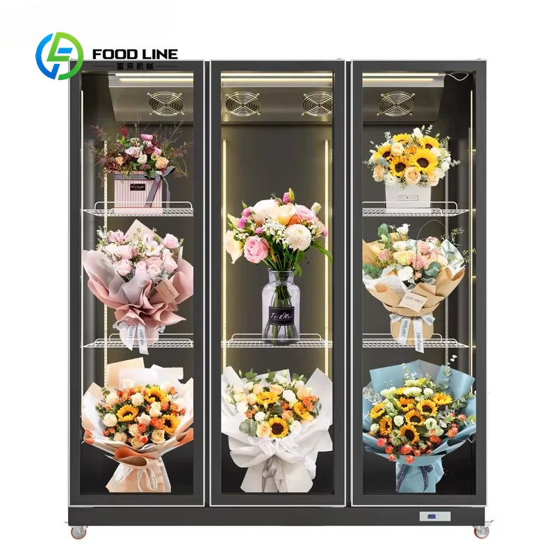 Custom Made Commercial Fridge Display Cooling Flower  Fresh Flower-refrigerator Floral Cooler
