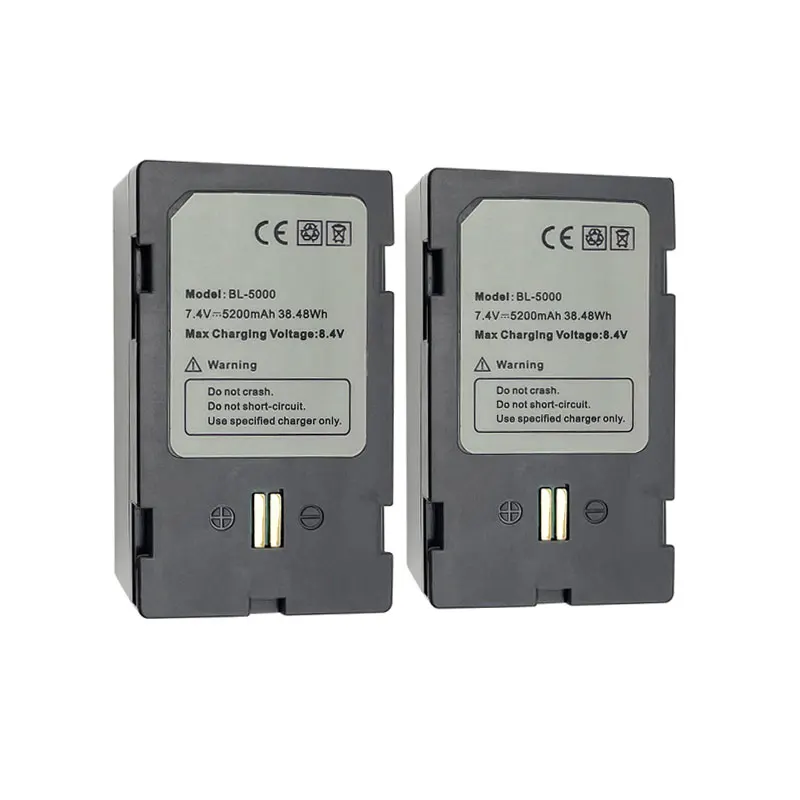 2pcs BL-5000 Battery for Hi-target V30 V60 V90 GPS RTK GNSS Surveying Instrument Battery 7.4V 5200mah