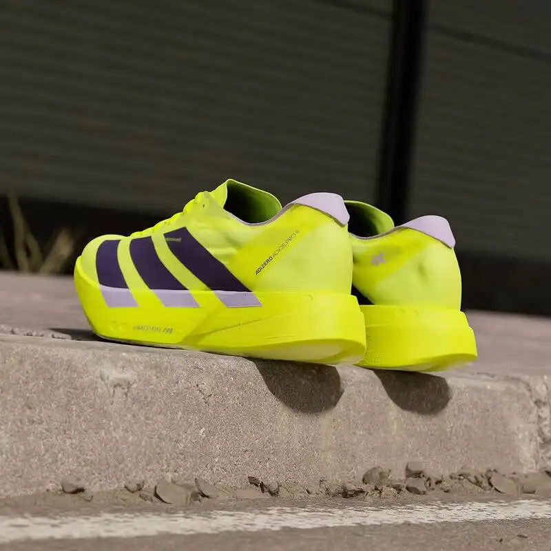Mens Adidas JP6623 Running Shoes Bright Yellow Purple Sport Sneakers