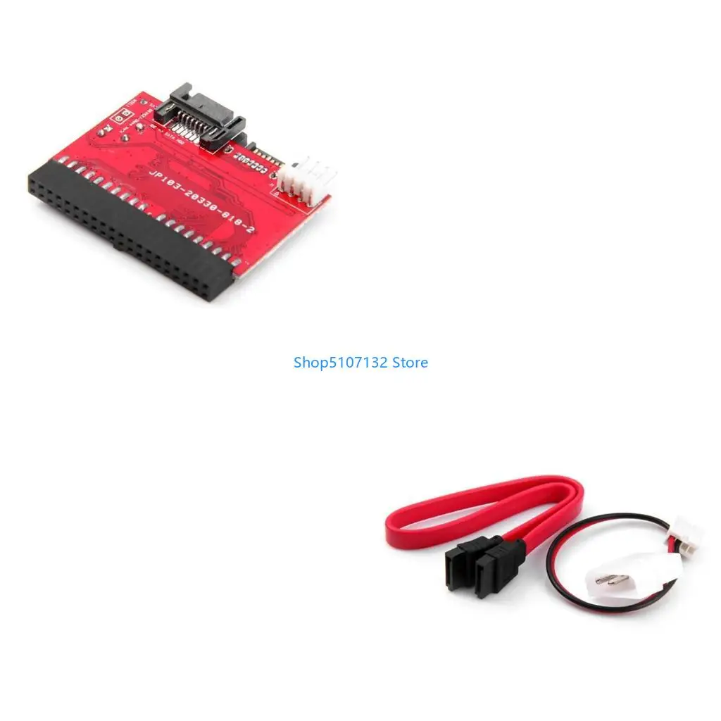 87HD IDE to Adapter Card Bidirectional Conversion Hard Drive Converter with Cable Desktop Computer Connector Accessory
