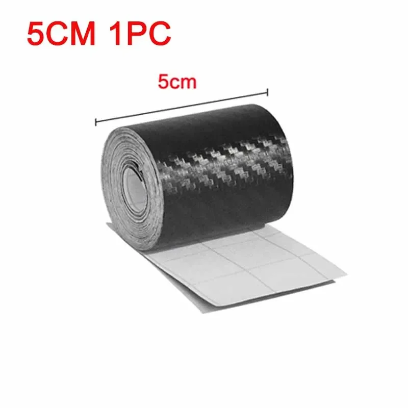 1/2 stücke Nano Carbon Faser Auto Aufkleber Paste Schutz Streifen DIY Automotive Schutz Film Auto Durch Sill Seite Anti scratch Band