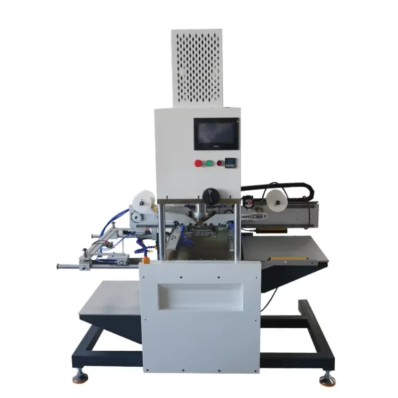 High Quality Automatic Foil Stamping Machine Big Pressure Hot Foil Stamping Book Cover Paper Bag New Condition Motor Pump Core