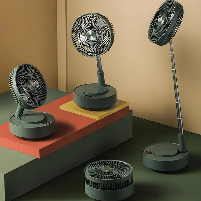 36V/110V/220V edon Air Circulating Folding Floor Fan with Suspended Design and Strong Wind for Home and Dorm image 6