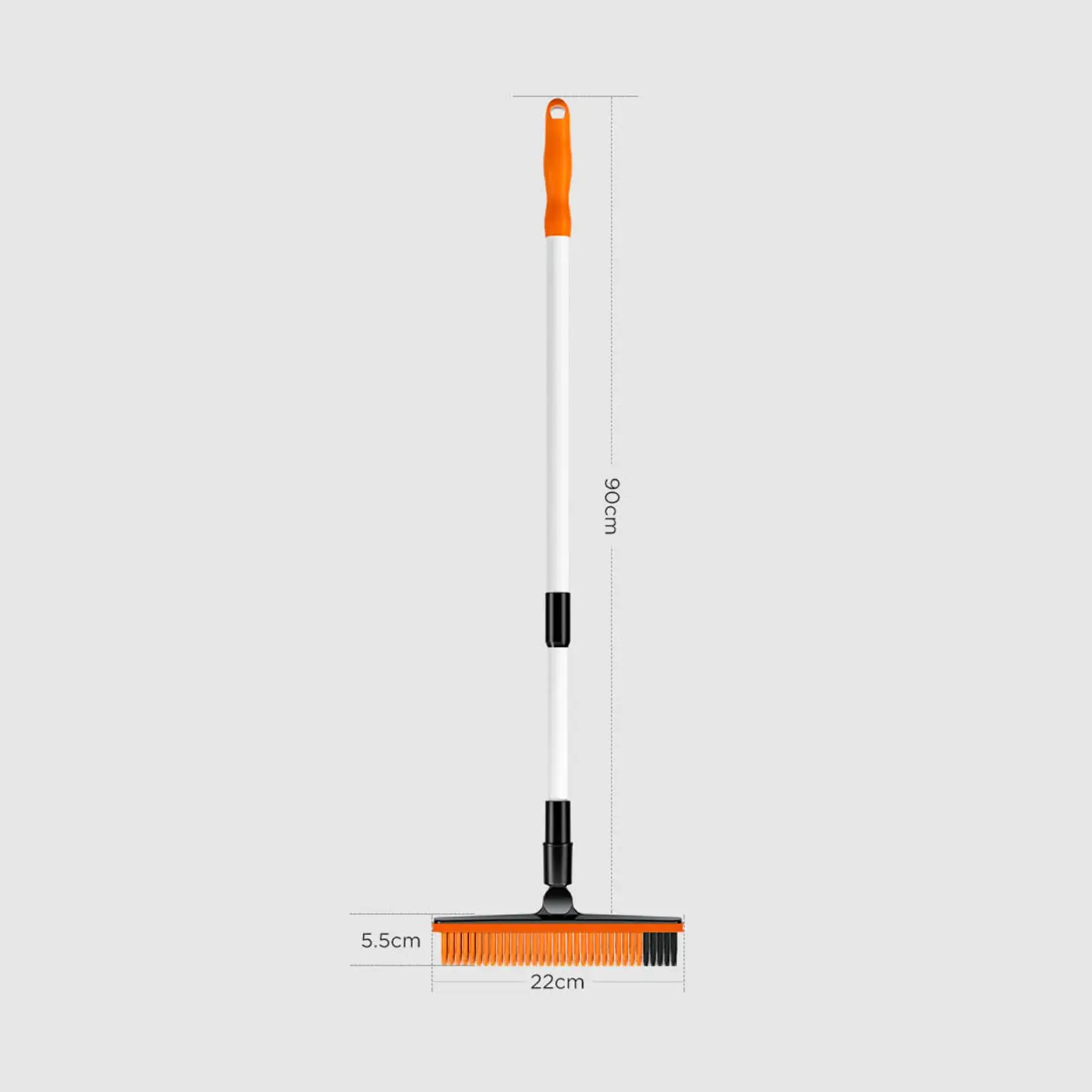 Portable Cleaning Tool Extendable Long Handle 2 in 1 for Kitchen Floor