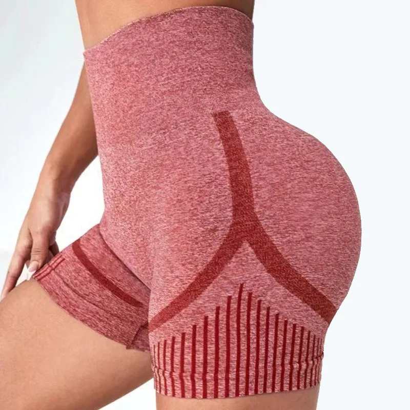 

2025 Women Yoga Shorts High Waist Workout Shorts Fitness Yoga Lift Butt Fitness Ladies Yoga Gym Running Short Pants Sportswear