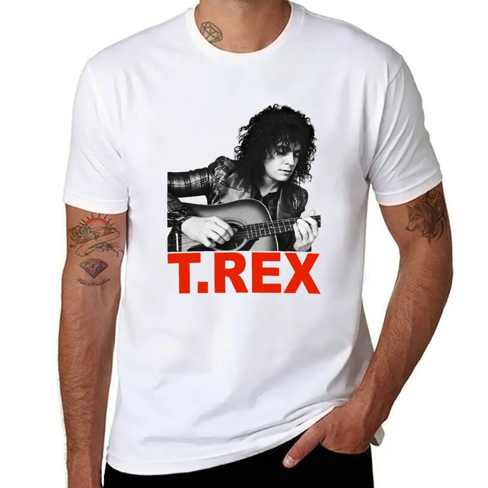 

Marc Bolan Singer Classic T-Shirt Casual Graphic Print Tee