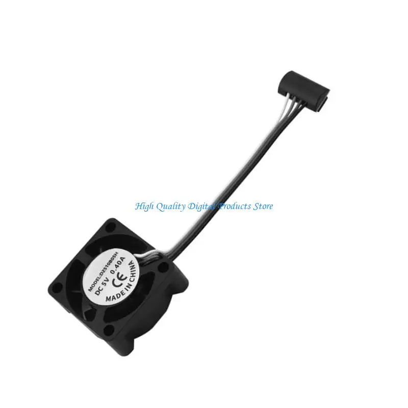 

U2JE Printer Hotend Cooling Fan Double Ball Bearing for 3D Printer Hot End 25x25x10mm