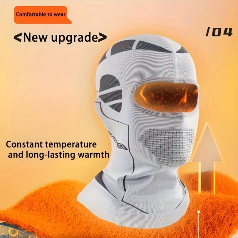 1/2/3PCS Winter Balaclava Face Cover Thermal Cold-Proof Cycling Helmet Liner Caps Stretchy Outdoor Hunting Full Face Mask