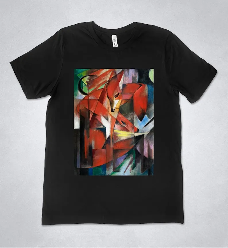 

Franz Marc The Foxes Expressionist Art Shirt