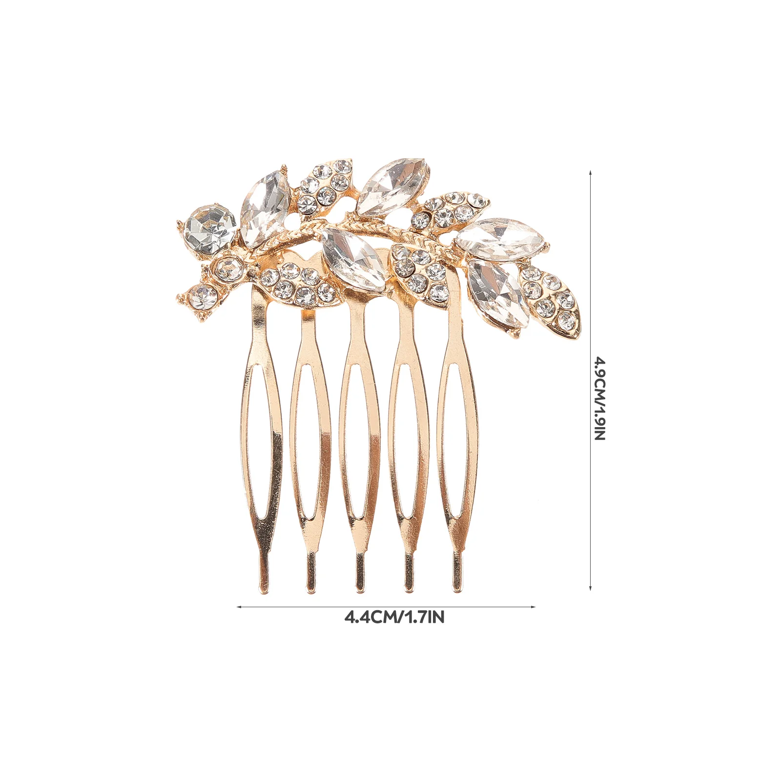 

Элегантная свадебная расческа для волос, свадебные аксессуары для волос со стразами, декоративная боковая расческа для женщин, реквизит для фотосессии на вечеринке