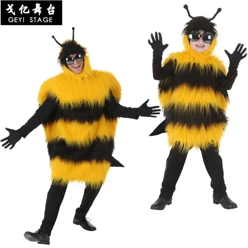 

For Inflatable Costumes Bumble Bee Grown-up Halloween Women Dressed In Animal Cosplay Dress Purim Blowup Carnival Party
