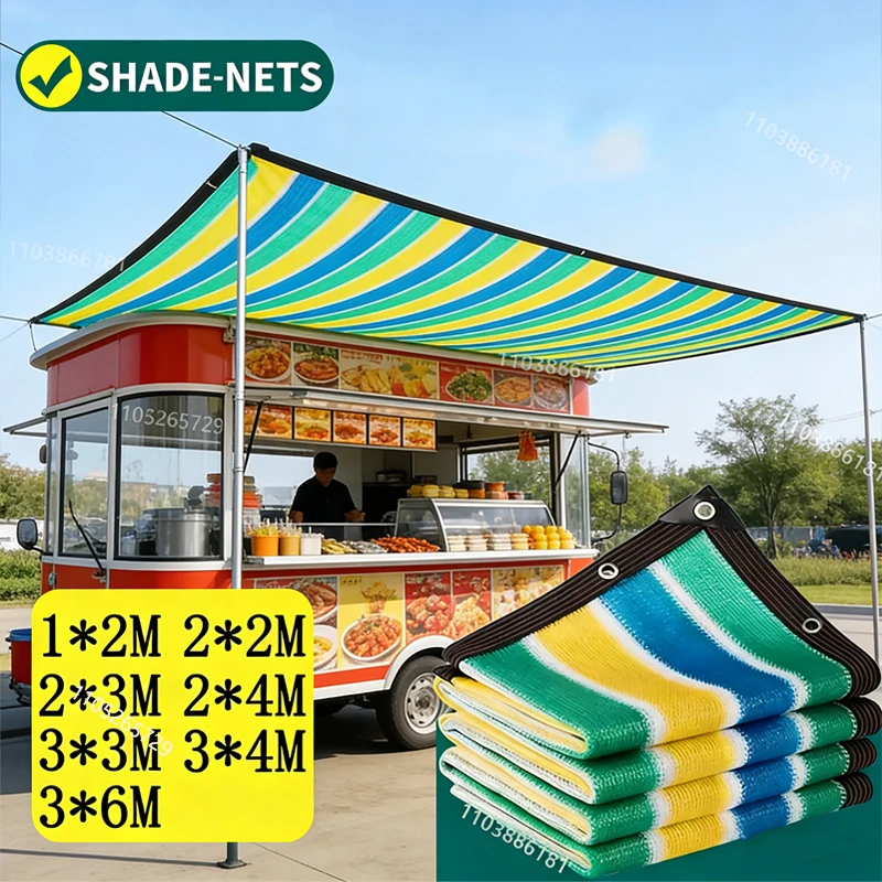 Colorful Plant Garden Sunshade Net, Vegetable Greenhouse and Dog House Cover, Backyard Balcony, Outdoor Sunshade