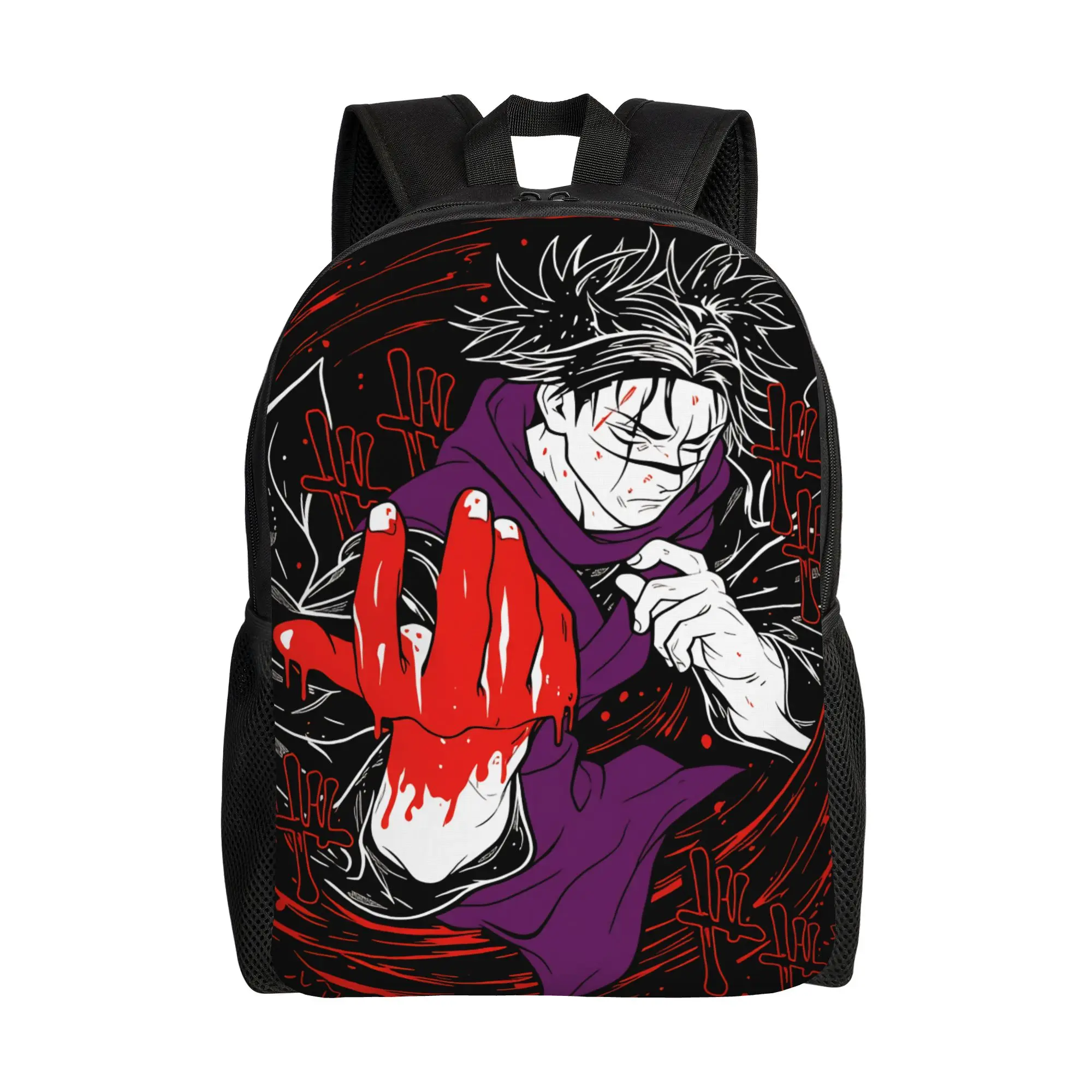

Choso Backpack for Men Women Teenage High School Business Daypack Kaisens Anime Laptop Canvas Bags with Pocket