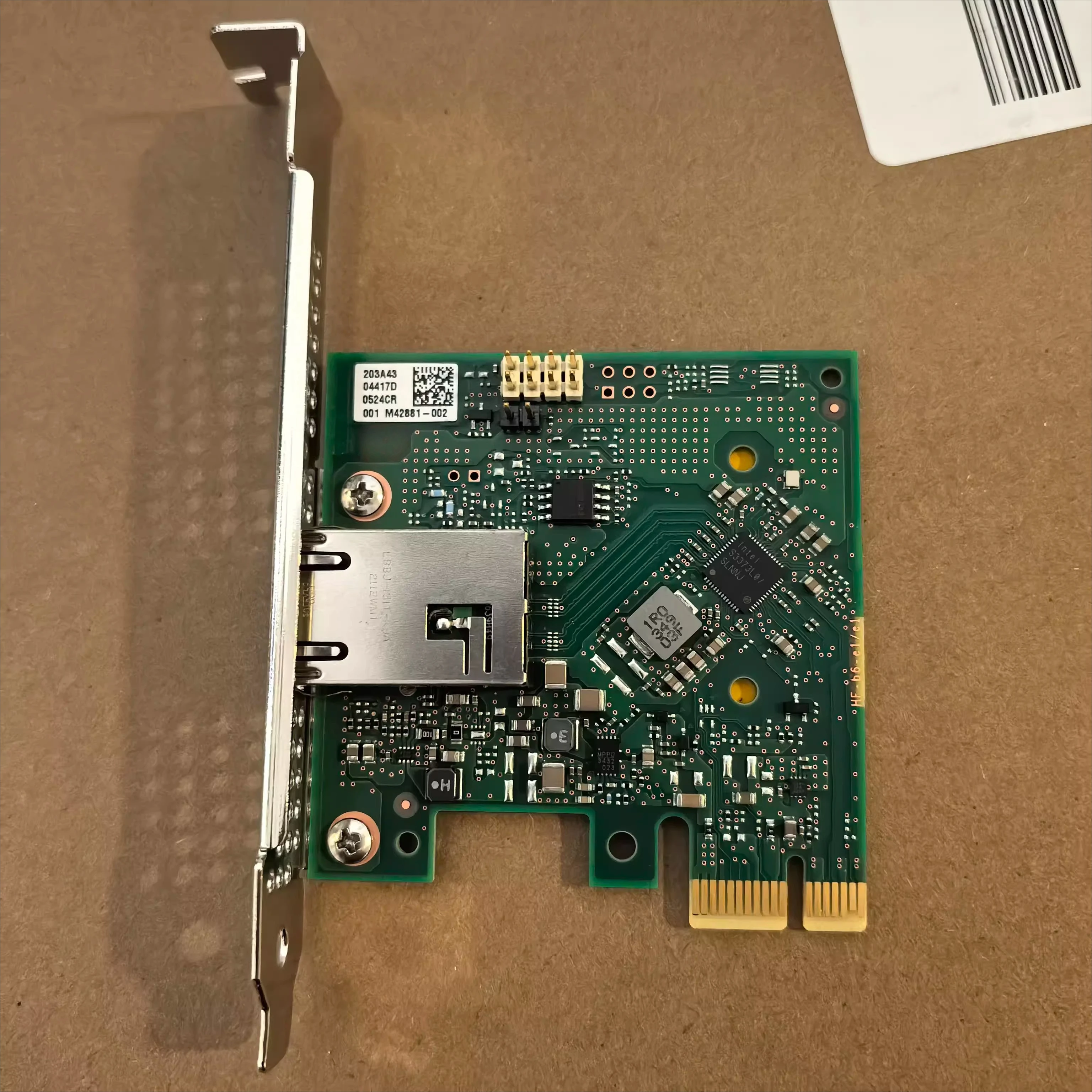 For Dell I225 I226 single port network interface card full height JJF4X KXH4R  (store code: 0640)