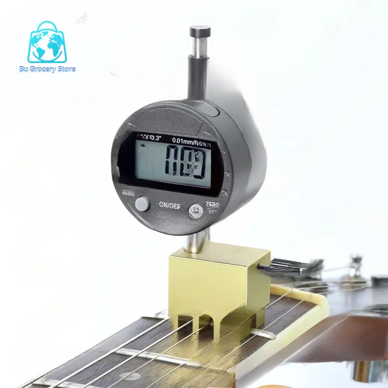 Digital Display String Pitch Ruler, Folk & Bakelite Guitar Height Gauge, Manual Piano Maintenance Tool