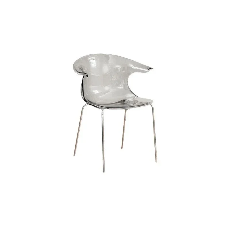 Designer Internet celebrity ins wind home transparent non-acrylic dining table chai rs restaurant dining