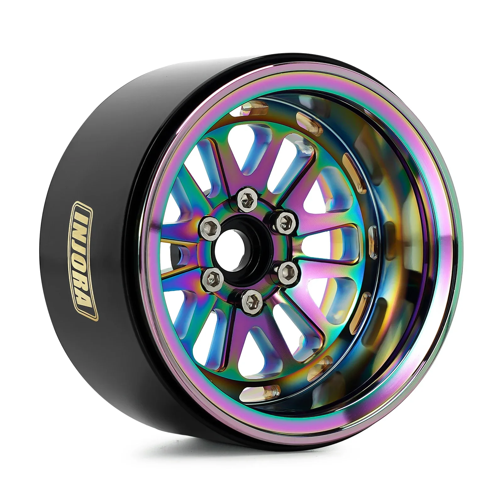

Brass & Aluminum 2.2" Beadlock Wheel Rim 4PCS for 1/10 RC Crawler (205g) (-10mm Offset)