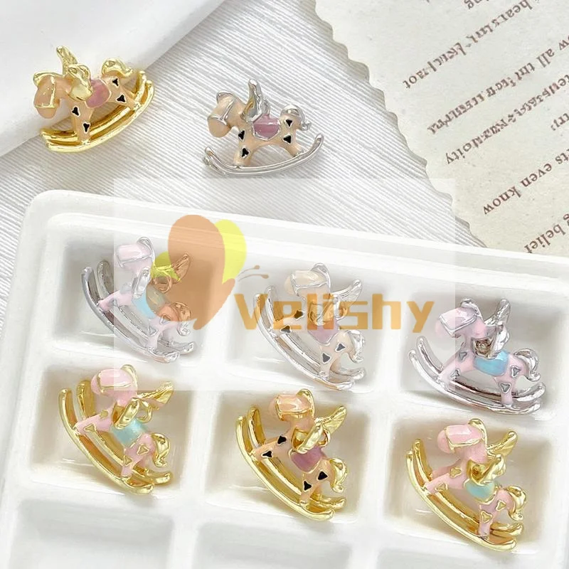 1 قطعة الكرتون لطيف الحصان Charms المعلقات DIY بها بنفسك صنع المجوهرات قلادة أقراط سوار الحلي اكسسوارات الإمدادات #1