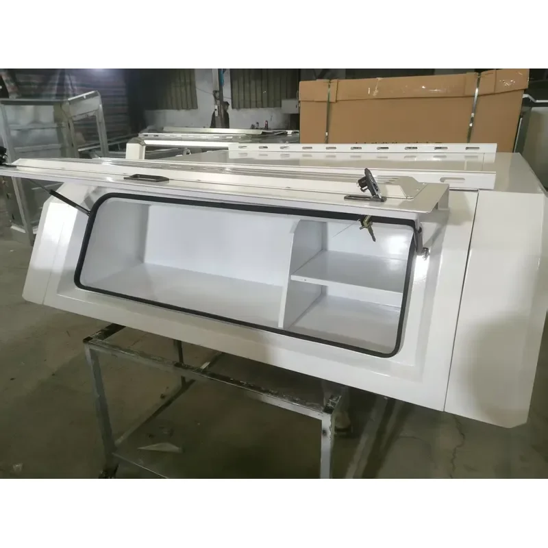 4X4 Pickup Truck Steel Hardtop Canopy Shelf Camping Accessories with Stainless Bumper Durable and Weatherproof
