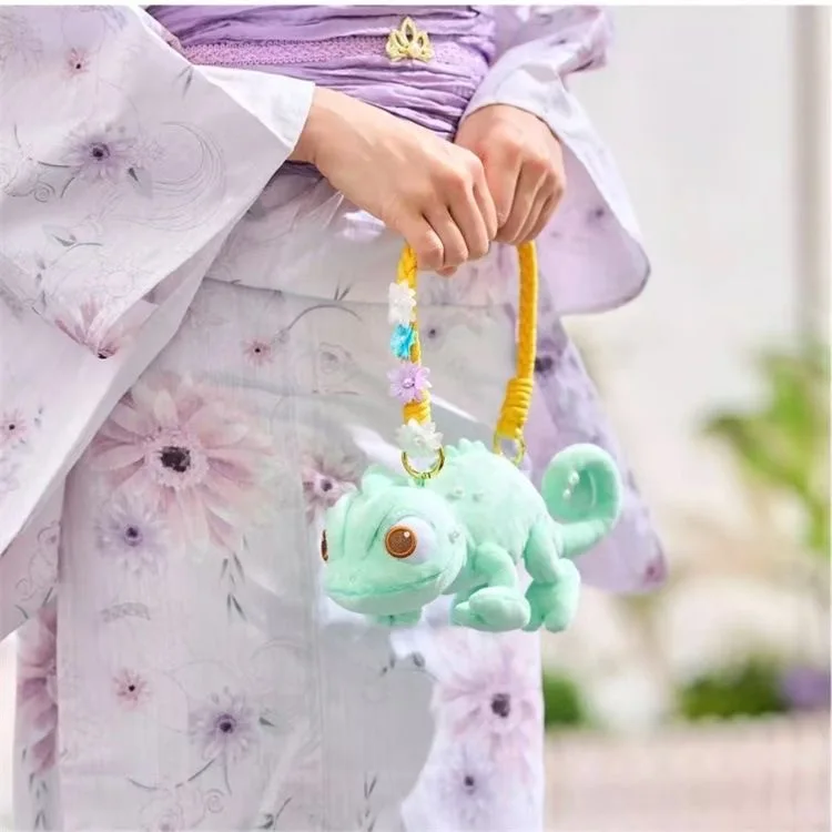 New Cute Anime Pascal Chameleon Girls Children Plush Handbag Coin Purse Small Wallets For Women