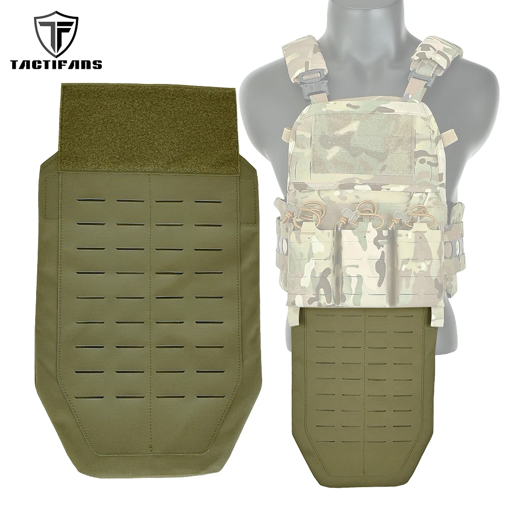 

Tactifans Crotch Groin Protection Panel Tactical Vest Groin Guard Protector Pouch Molle Body Armor Bag Airsoft Hunting Army Men