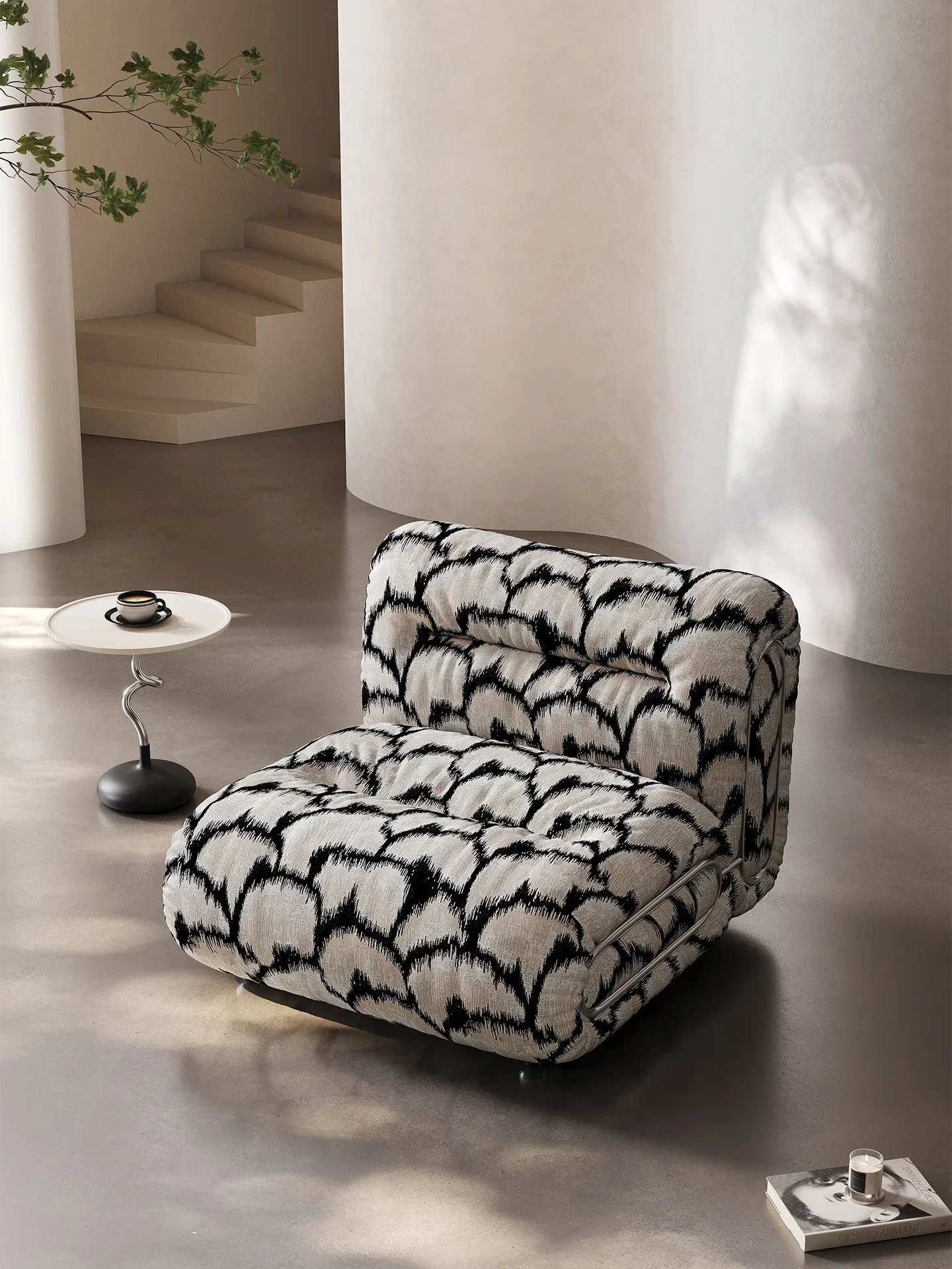 Italian light luxury household living room leisure lazy sofa leisure chair spot