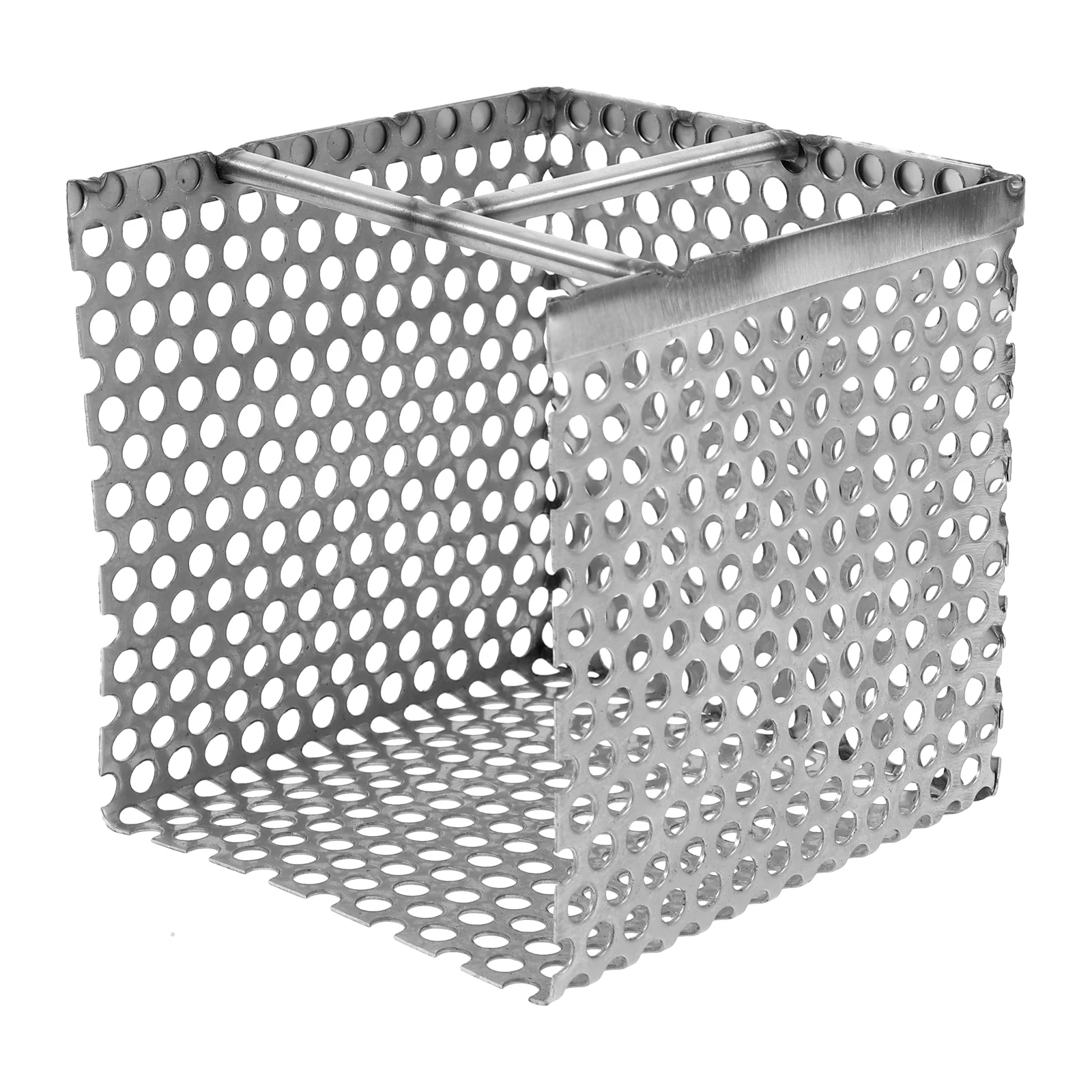 

Stainless Steel Filter Basket 10x10x10cm Drain Gutter Strainer Commercial Kitchen Sink Dustpan Plumbing Accessories