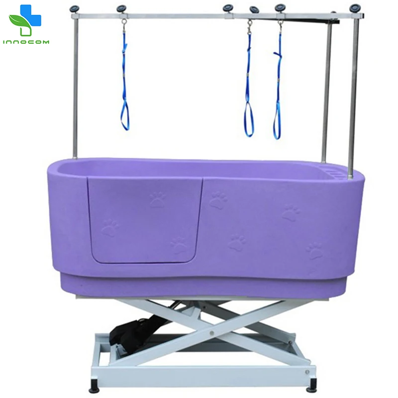 

Veterinary Equipment Electric Plastic Lifting Dog Bath Tub Pet Grooming Salon Clinic For Cat Shower Spa Best Price