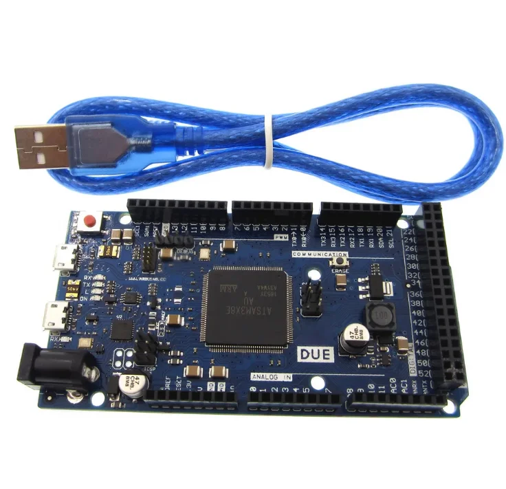 1PCS  DUE R3 Board AT91SAM3X8E SAM3X8E 32-bit ARM Cortex-M3 Control Board Module For