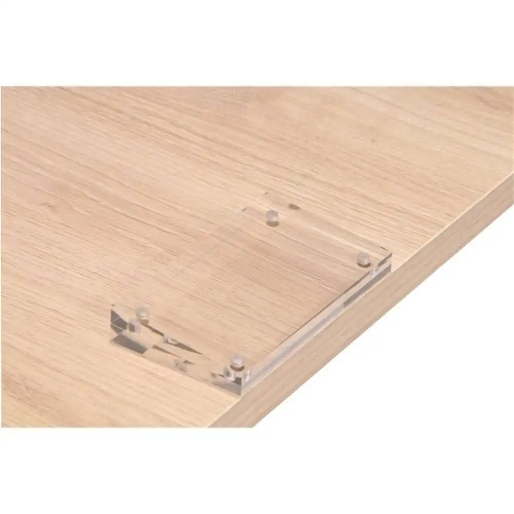 10pcs Acrylic Trapezoidal Block Photo Frame Price Tag Sign Label Paper List Clip Magnetic Name Card Display Rack