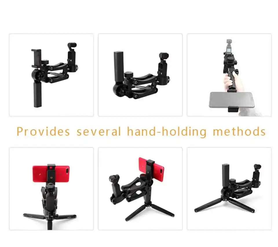 4-achse Z-achse Stabilisator für DJI OSMO Tasche Smartphone Gimbal Stoßdämpfer Halterung Expansion Stehen Unterstützung Halter – Detail 15