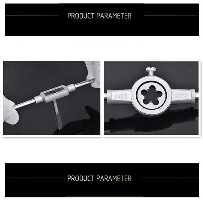 

A15F-8 шт. метрический ручной набор метчиков и штампов M3-M12, заглушки для винтовой резьбы, прямые конические развертки, набор матриц для винтов, ручной инструмент
