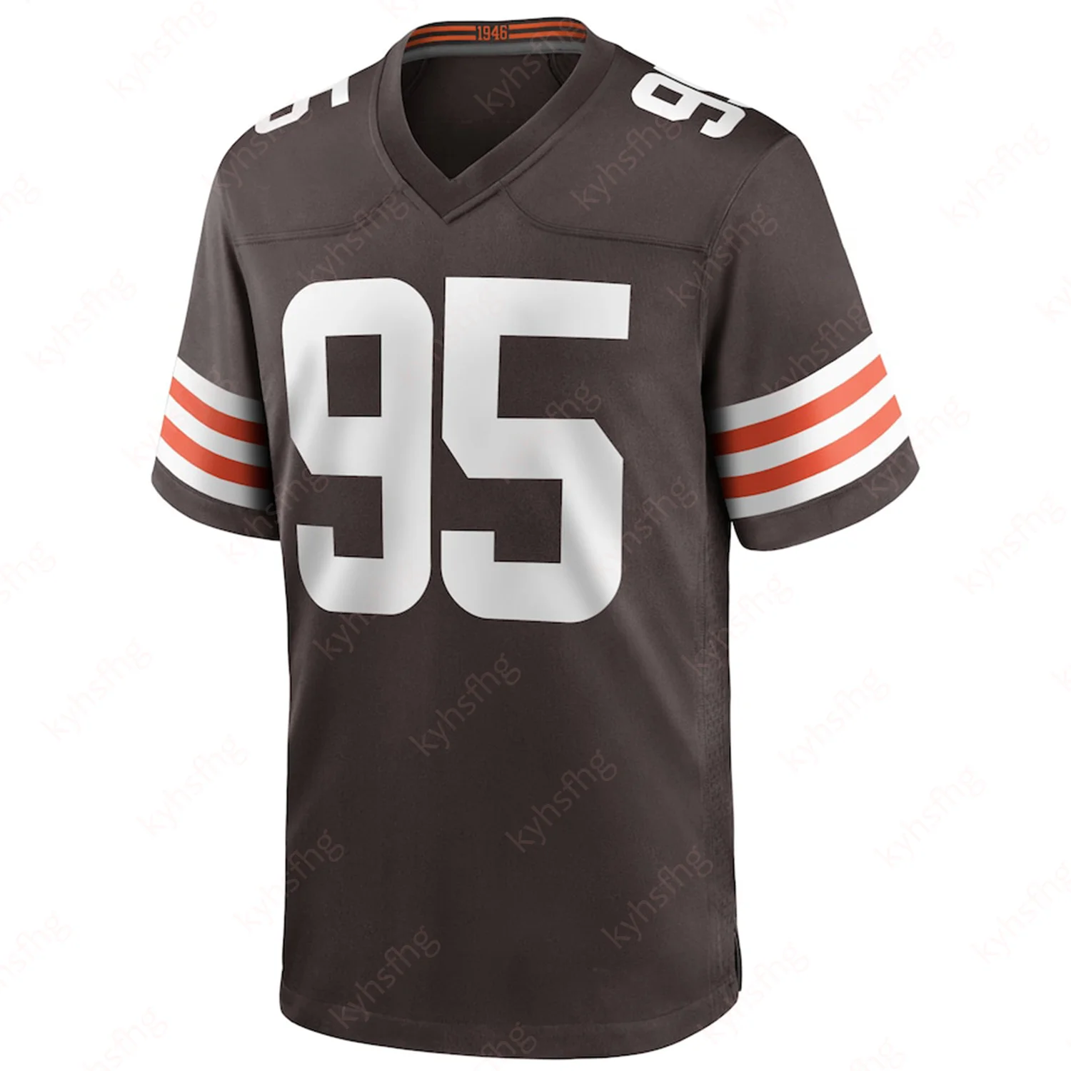 2024 Garrett Browns Jersey #95 Jersey Training Absorb Sweat Outdoors Exercise Uniform Football For Adult&Kid jersey