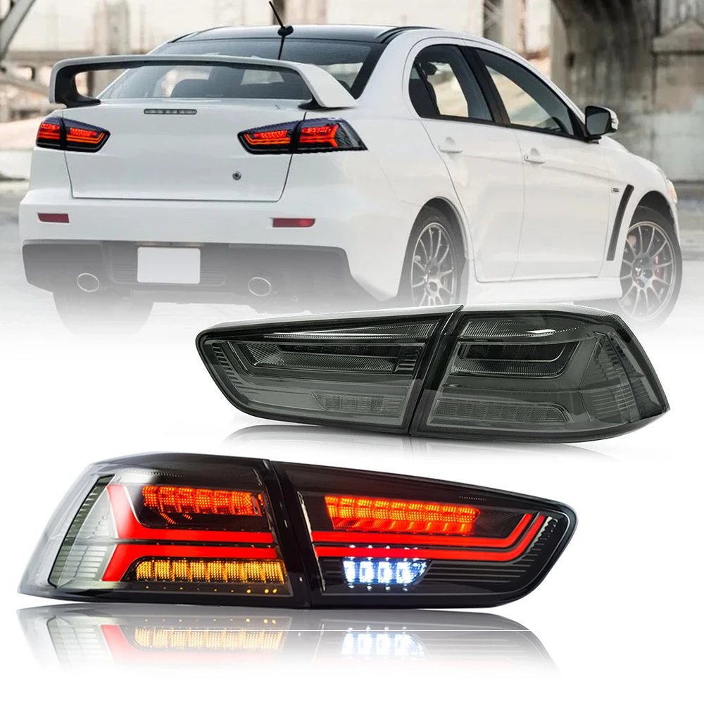 

Taillight For Mitsubishi Lancer 10 EVO 2010-UP LED Lamps Assembly Auto Repiacement Parts Car Accessories Start-up Animation