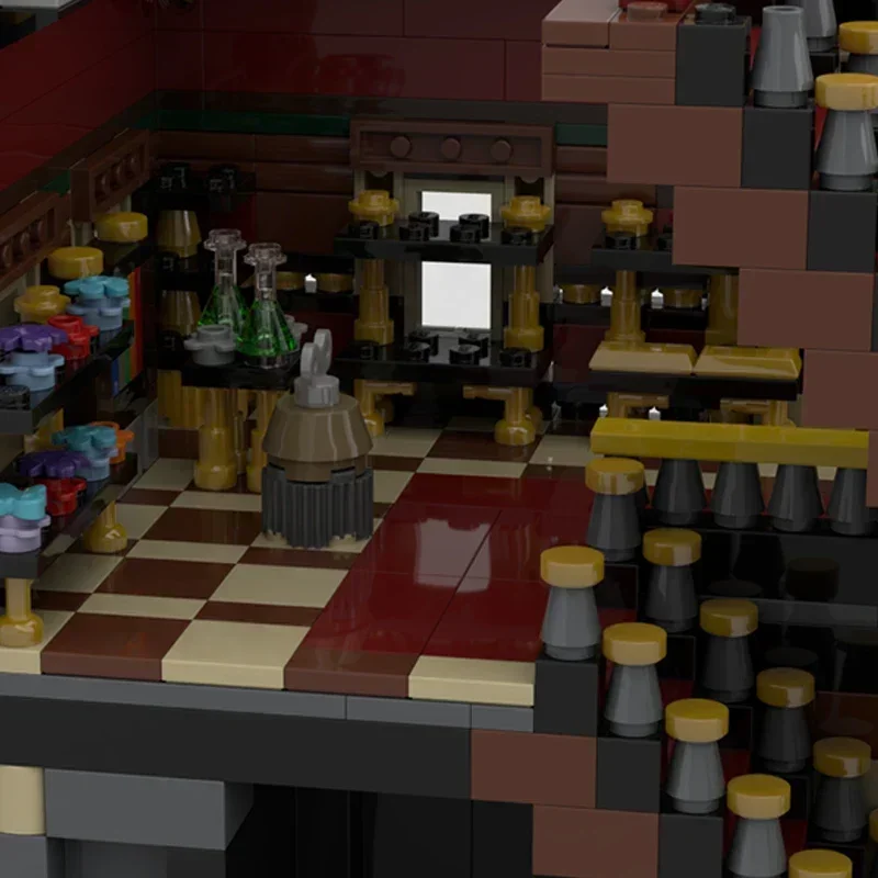 Briques de construction Moc Street View modèle bonbons usine technologie blocs modulaires cadeaux de vacances jouets pour enfants bricolage ensembles assemblage