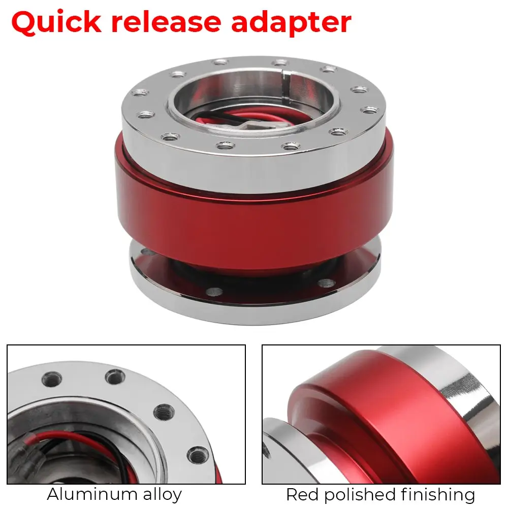 6-Hole Fast Detach Steering Wheel Hub Adapter For Honda Civic Del Sol Prelude Accord Acura Integra 1992-2001 - view 4