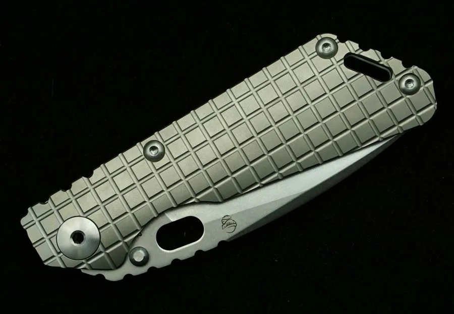 LEMIFSHE SNG Aap Aangepaste Titanium Handvat Real 154 CM blade Koperen Ring Zakmes Camping Jacht Outdoor EDC Tool