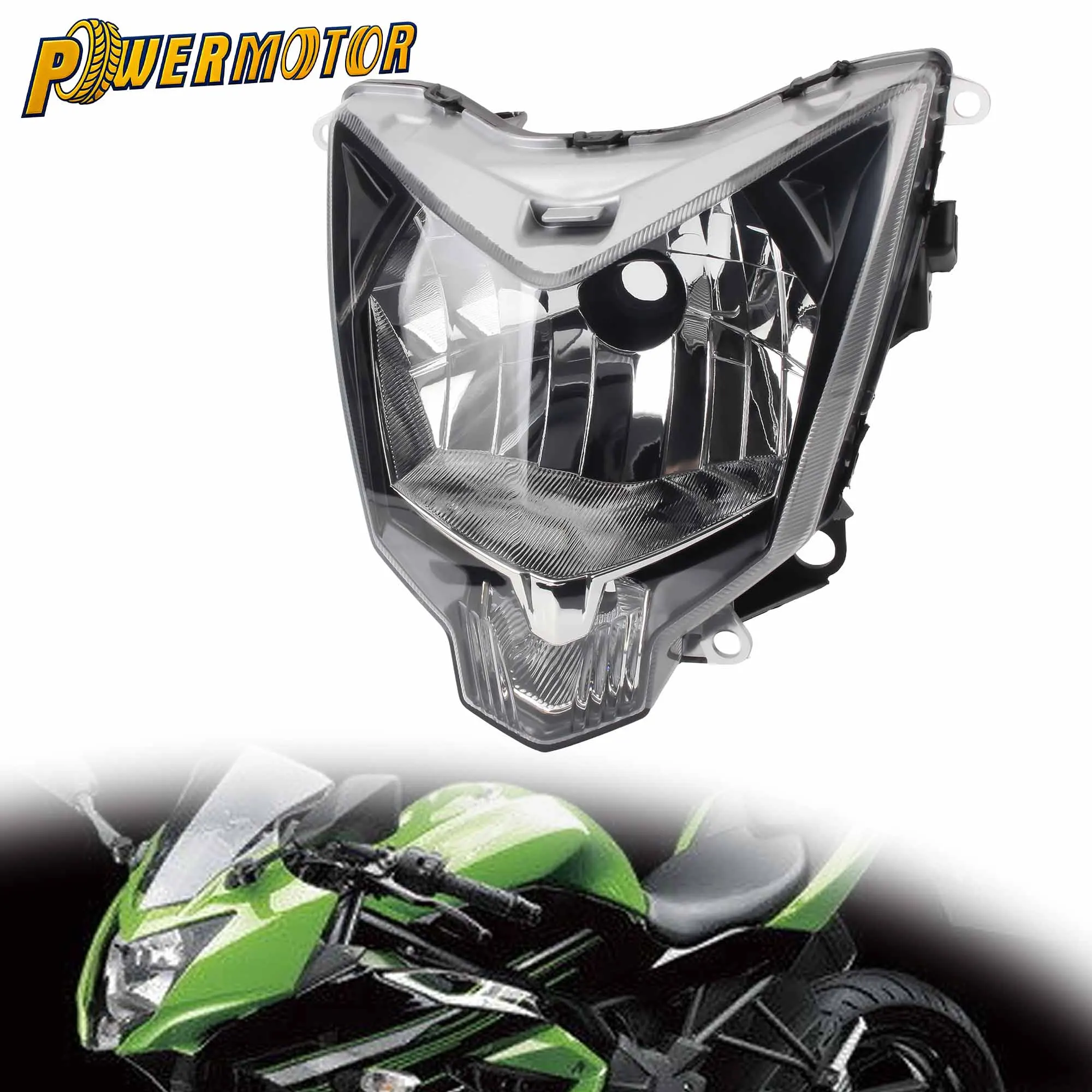 

Motorcycle Headlight For Kawasaki Z250SL Z250 SL 2014-2018 Street Bike Headlamp Lamp Head Light Assembly Housing Fairing Parts