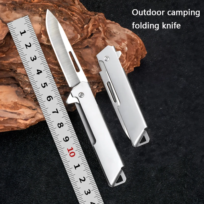 Multi Functional Portable Folding Knife High Hardness Camping Self-defense Knife Gift Fruit Knife Unboxing Key Outdoor EDC Tools