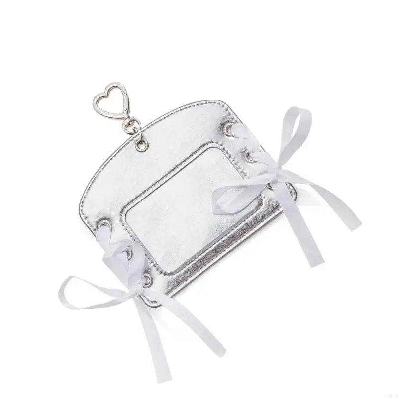 

Modern Retro Card Wallet With Security Strap Scratch Resistant Design Holds Cards Compact Carry Photocard Holder 20CA