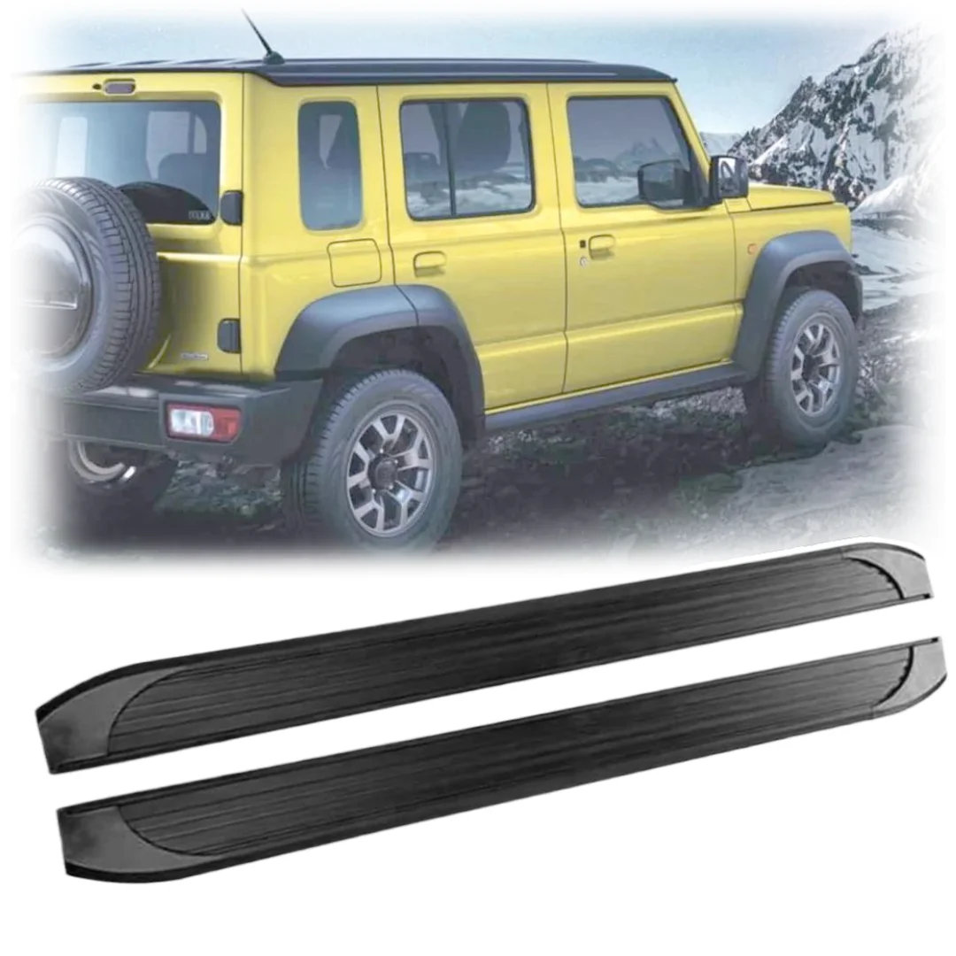 

Подходит для Suzuki Jimny JB74, 5 дверей, 2019-2023 2024 2025, фиксированная дверь, подножка, боковые ступеньки, педаль, защита для ног