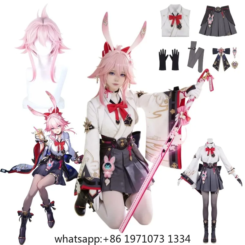 Honkai: Star Rail Evanescia Cosplay Anime Costume Wig Game Evanescia Carnival Halloween Comic Convention Party Clothing