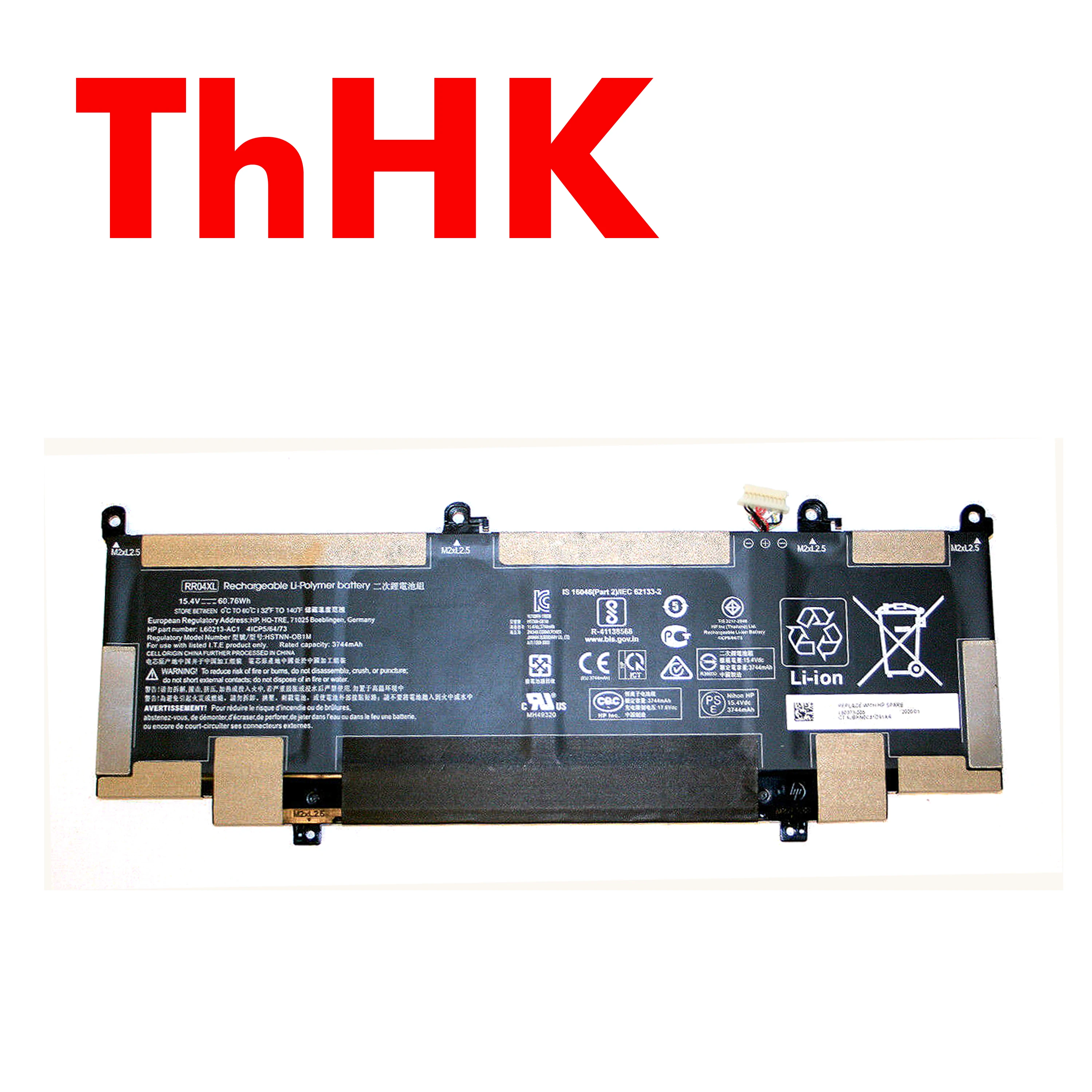 Batería Original para HP Spectre X360 13-AW 13T-AW 13-aw0xxx serie HP Spectre x360 13-aw0023dx, Original, RR04XL L60373-005, 60.76Wh